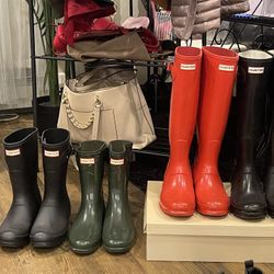 Hunters Rain Boots ($50 Each) 