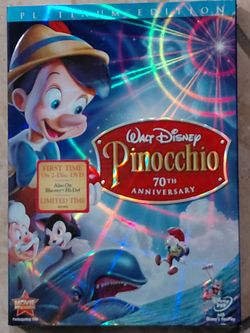 Walt Disney Pinocchio 70th Anniversary Platinum Edition DVD