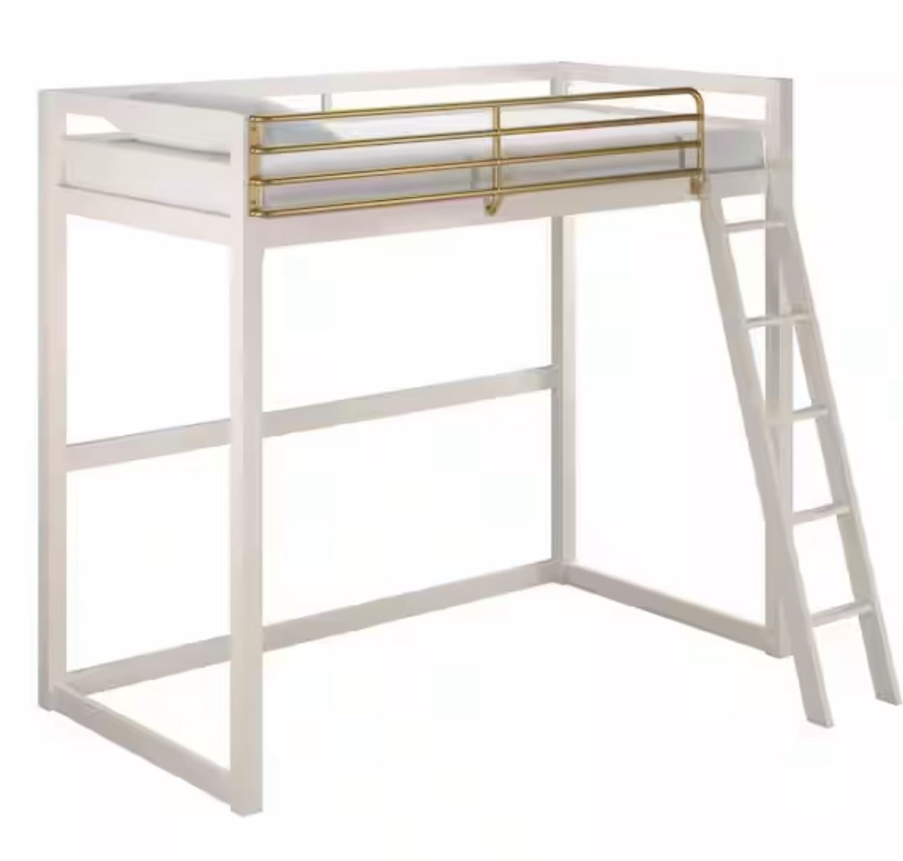 Twin Loft Bed With Mattress