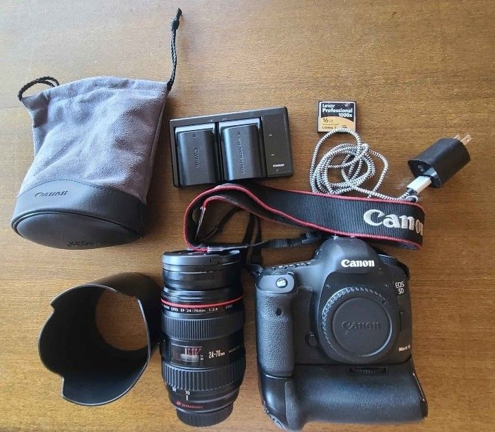 Canon 5d Mark III, Canon 24-70 IS I Package