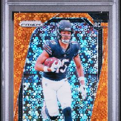 2024 Prizm Rome Odunze Orange Disco #385 PSA 10 Chicago Bears