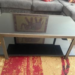 Glass Top (Black) Center Table 4ft x 2ft
