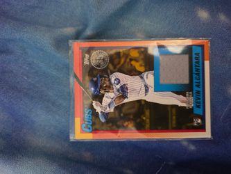 Topps Kevin Alcantara Cubs Rookie Relic Card