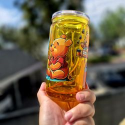 Winnie the Pooh honey drip snowglobe kid friendly cup