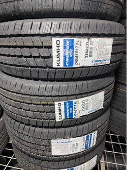 245/65/17 KUMHO 4 NEW TIRES INSTALLED ✅ INSTALADAS ✅  WE DO ALIGMENT 🔥
