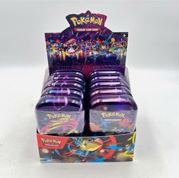Pokemon Mega Evolutions Tin Display FULL SET TINS Destined Rivals Inside! SELLING OUT