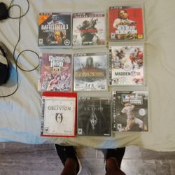 PlayStation 3, 9 Game Lot