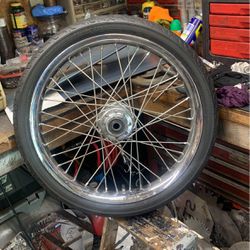 21x2.15 Front wheel for Harley Davidson motorcycle three-quarter inch axle