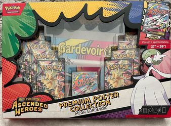2026 POKEMON ASCENDED HEROES MEGA GARDEVOIR PREMIUM POSTER COLLECTION