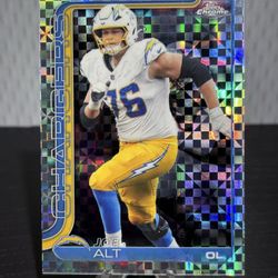 #157 Joe Alt 2025 Topps Chrome - X-Fractor