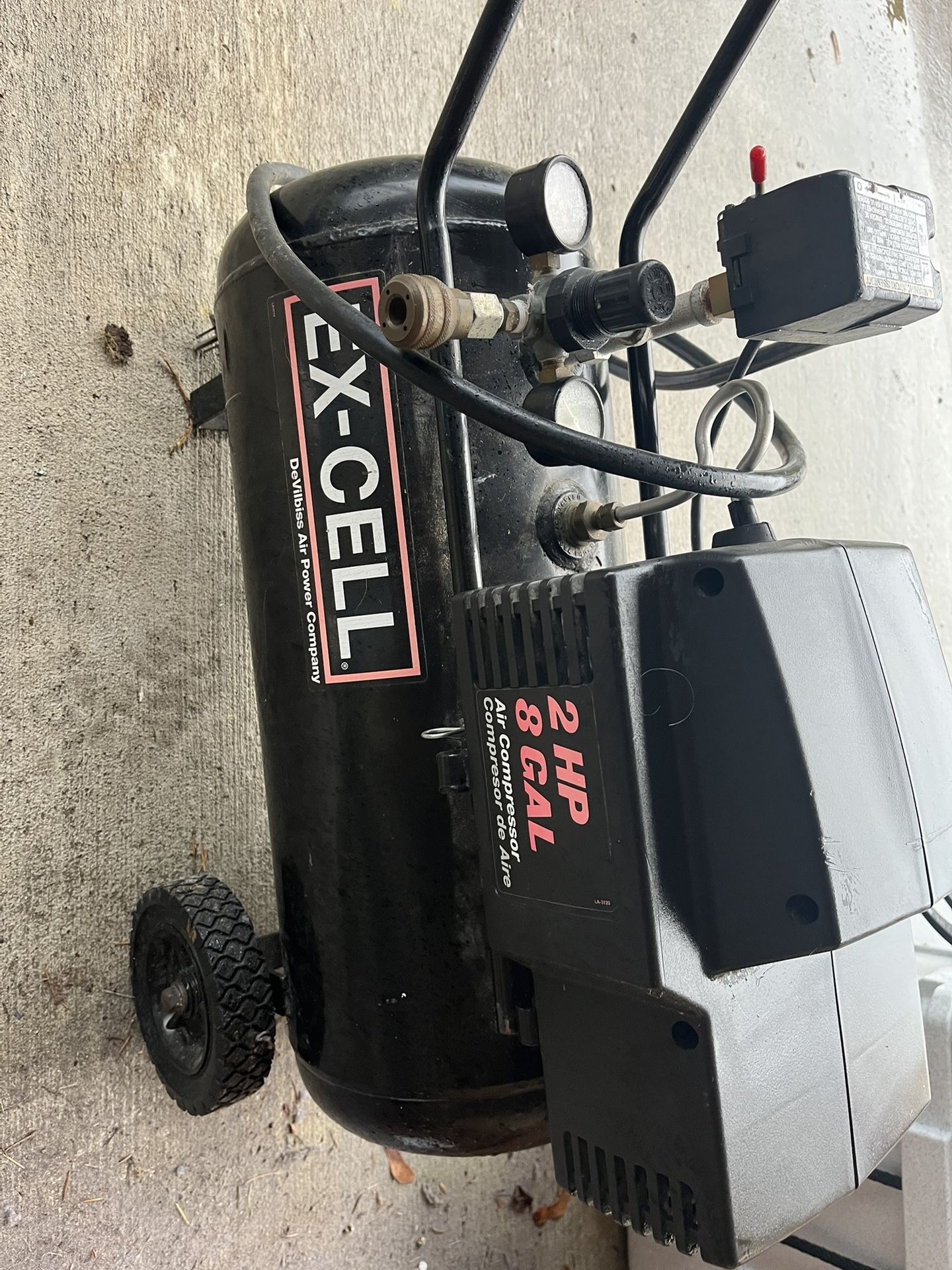 Excell 2 Hp air compressor