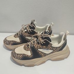 Steve Madden Leopard Print Sneakers
