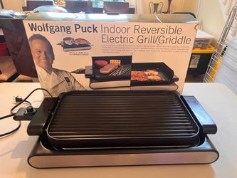 Wolfgang Puck Indoor Reversible Electric Grill/Griddle