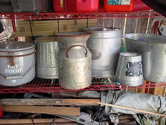 Assorted canisters