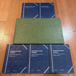 (7) Coin Collecting Albums
