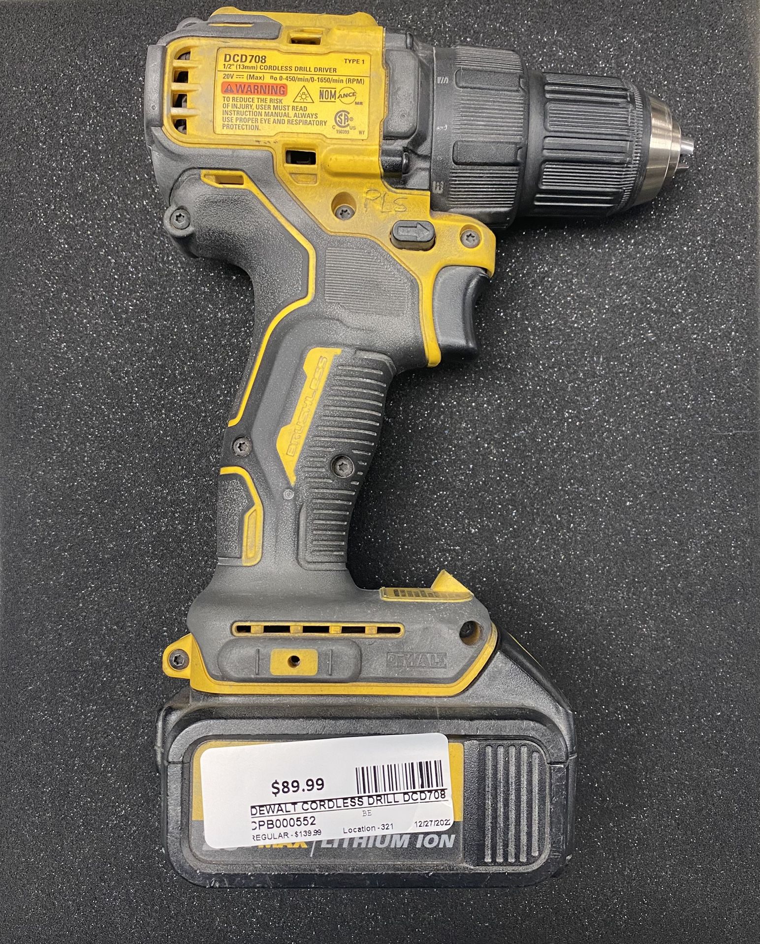 Dewalt Cordless DCD708