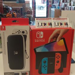 Nintendo Switch Gaming Console Brand New With Free Case On Payments $50 Down.