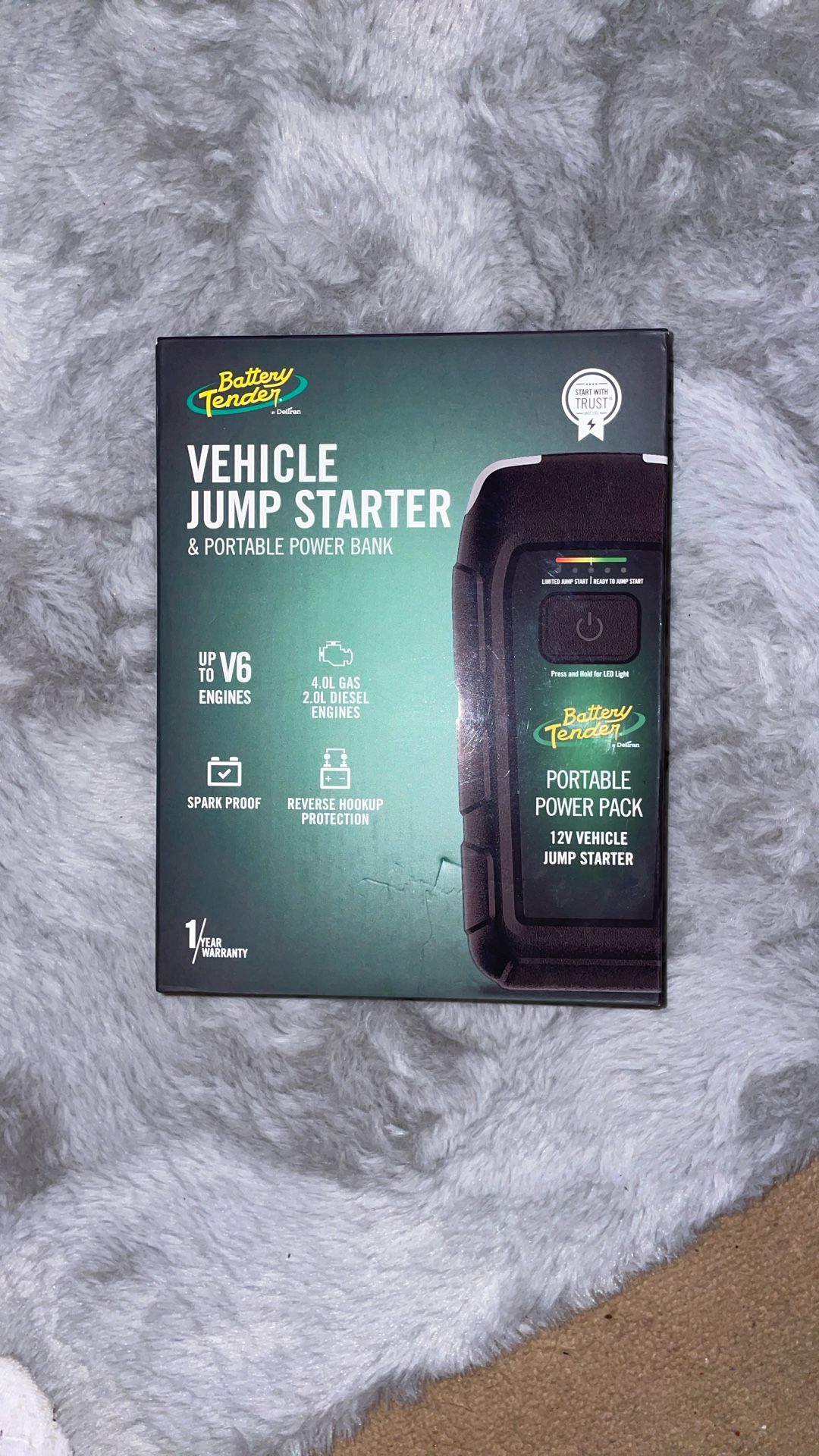 BRAND NEW VEHICLE JUMP STARTER