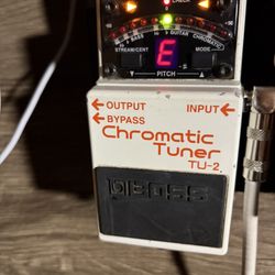 Boss Chromatic TU-2 Guitar Bass Tuner