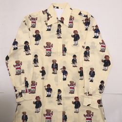 Polo Bear Yellow Dress Shirt ( Sold Individually) 