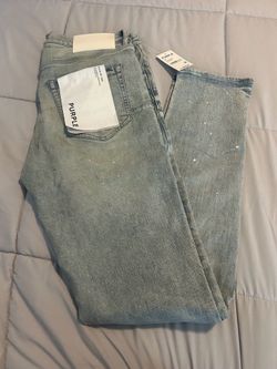 Purple jeans