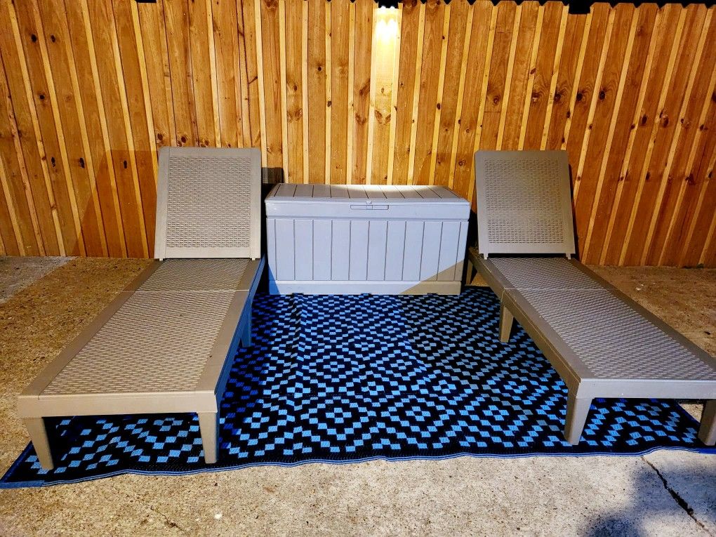 😍Lounge Pool Chairs With S💢