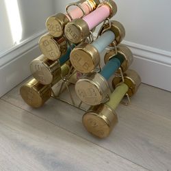 Gold weights From Blogilates 