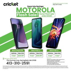 Motorola Flash Sale @ Cricket Wireless