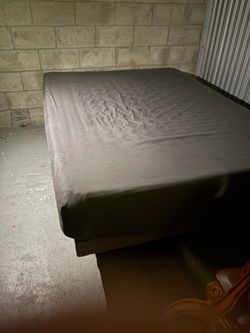Queen size Purple mattress and massage/reclining platform