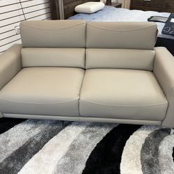 BEIGE LEATHER SOFA $479 Until Saturday 