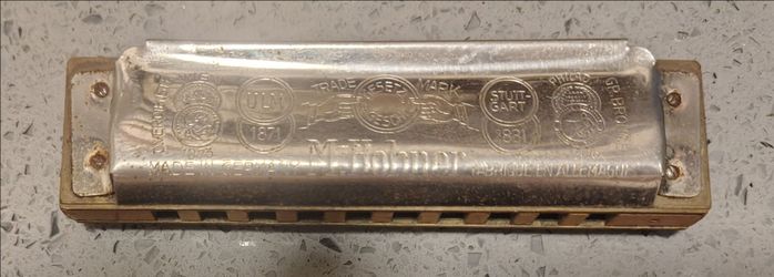 Vintage M. Hohner Marine Band No. 1896 Harmonica - Key of C