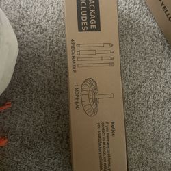 New Mop Set – 4-Piece Handle + 1 Mop Head