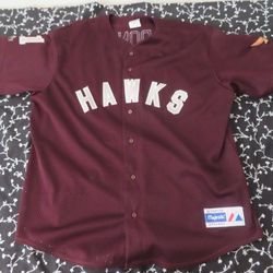 Vintage College Hawks Baseball majestic jersey  mac donald #11 XL player worn