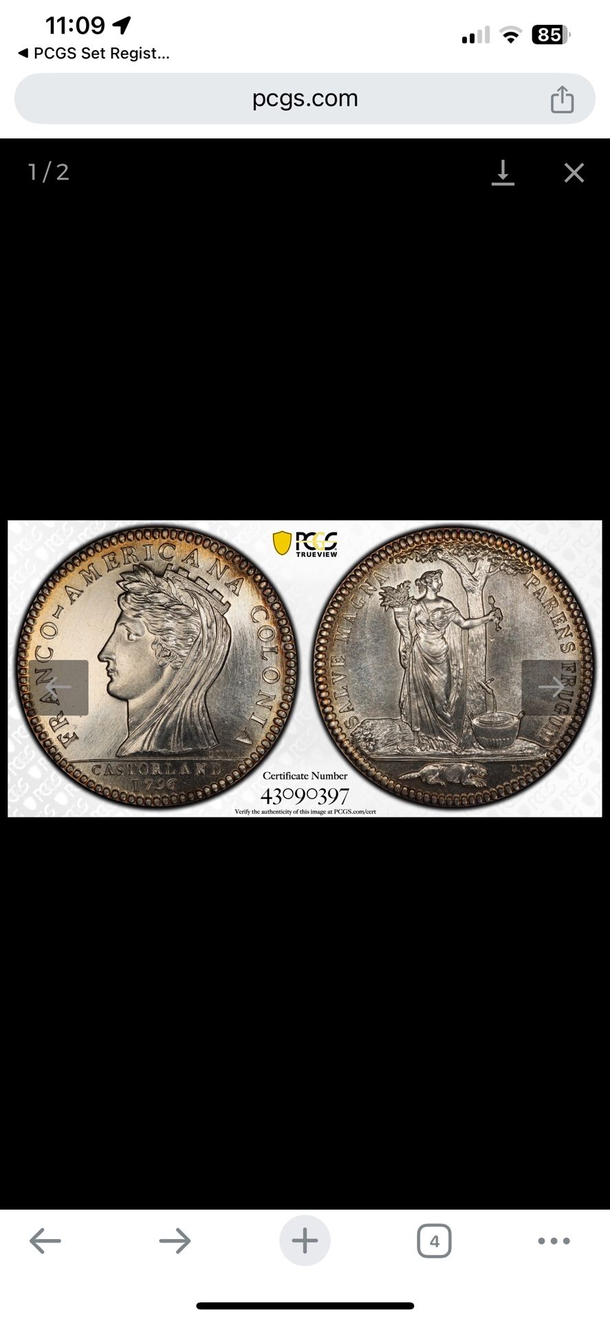 The Castorland jeton or demi écus "half dollar" of 1796: Introduction