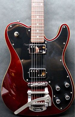 Schecter PT Fastback IIB Electric Guitar - Diamond series, Bicsby - Metallic Red