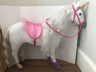 Be My Girl Articulated Unicorn for 18” Dolls