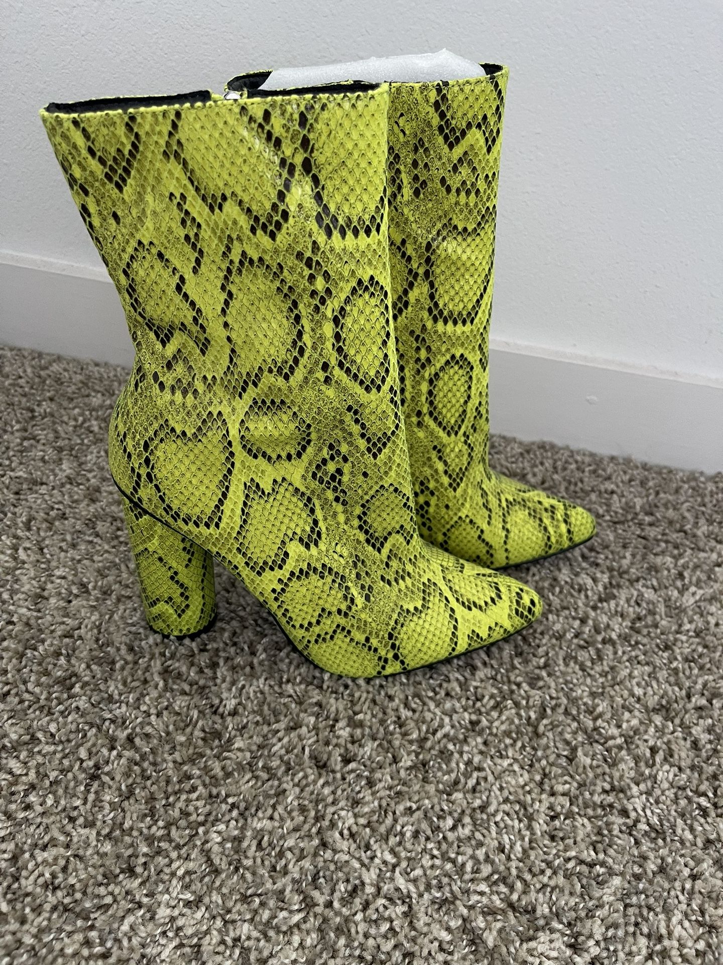 Snake Skin Boots.