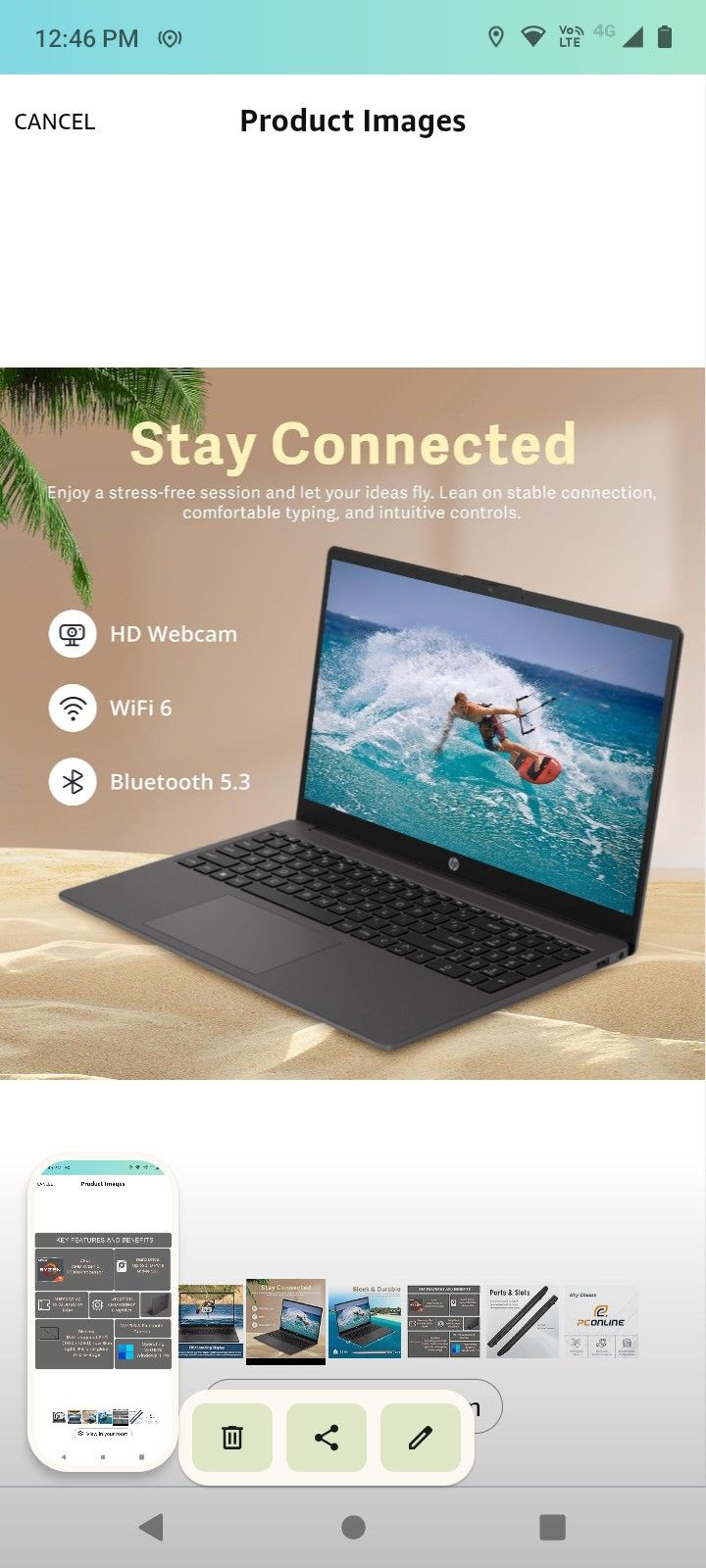 HP 255 G10 Laptop for Home or Work, 16GB RAM, 1TB SSD, 15.6" Full HD, Ryzen 3 7330U (Beat Intel i5-1135G7), HDMI, USB-C, Windows 11 Pro, Business and