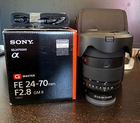 Sony FE 24-70mm f/2.8 GM II | G Master Lens | with Box & Carrying Case