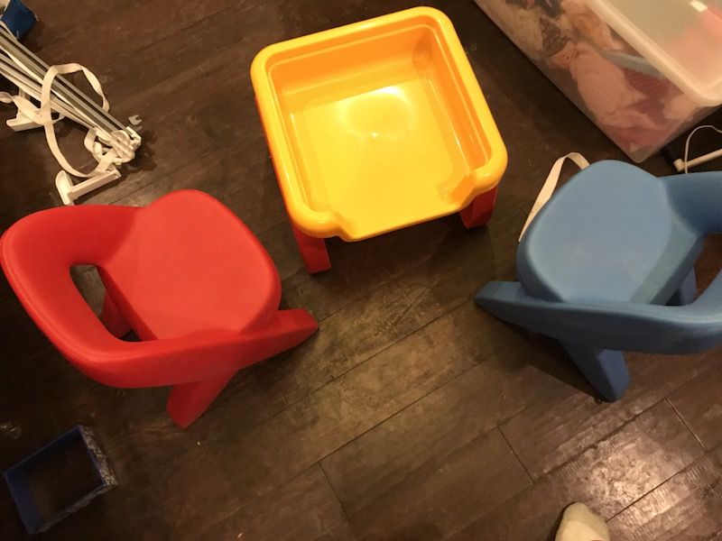 Desk and chair set