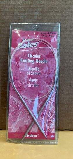 VTG Susan Bates circular Silvalume knitting needles
