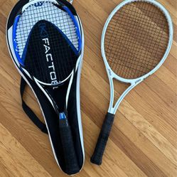 2x Tennis Rackets - Wilson KFactor Arophite Black, Prince Spectrum Comp Series 110