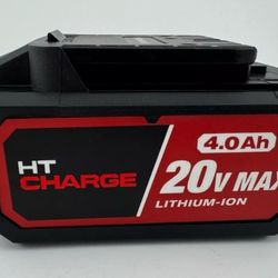 HYPER TOUGH 20V MAX 4.0AH [HT CHARGE] LITHIUM-ION BATTERY - (x3 Bundle)
