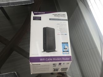 Netgear modem and wifi