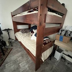 Twin Size Wood bunk Bed
