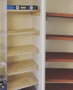 Shelf installations
