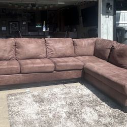 Brown Sectional Sofa 