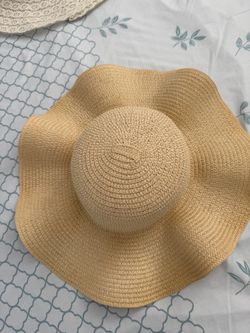 Wide Brim Straw Sun Hat