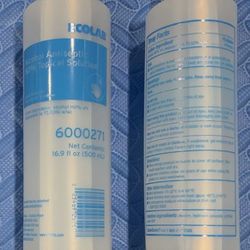 ECOLAB ANTISEPTIC 80% TOPICAL SOLUTION 1 case(16.9 fl oz)FOR SANITATION,see pics

