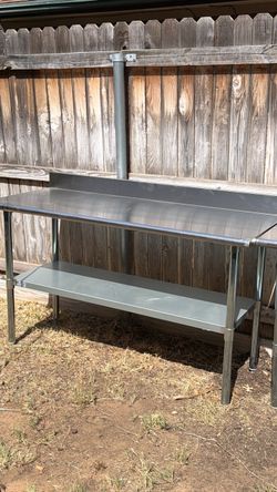 Stainless Steel Commercial Work Table with Shelf